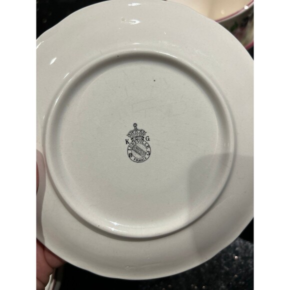 4 x CUP and 6 Saucer LUNEVILLE FRANCE K & G OLD STRASBOURG - Picture 6 of 6